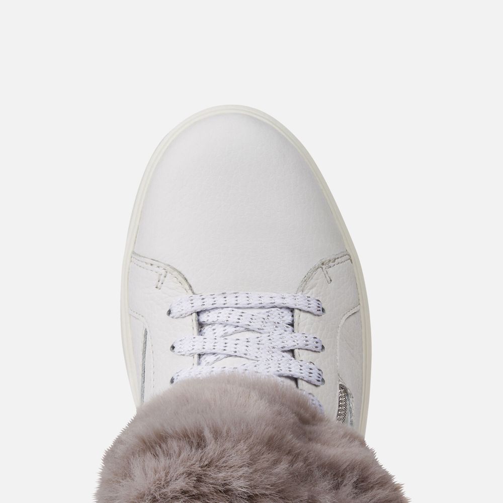 Geox Bayan Spor Ayakkabı Beyaz - Kaula Abx - JOC-356810